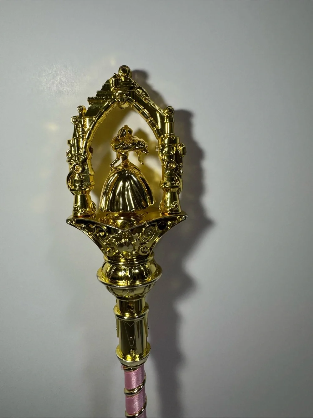 Gold and Pink Disney Aurora Sleeping Beauty Light Up Wand 14.5”